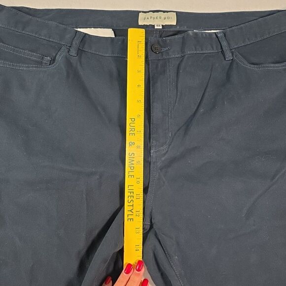 Dapper Boi Chino Slim Premium Pants Stretch Unisex Size 48x31 Navy Preppy - Picture 6 of 8